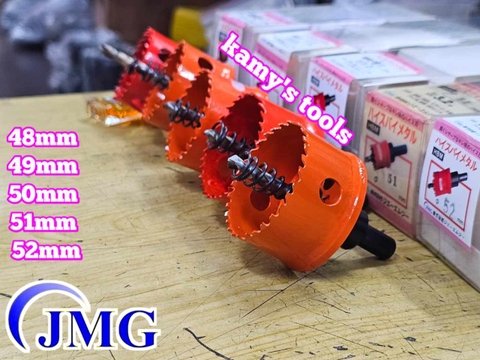 Mũi khoét lỗ kim loại HBM JMG 48mm 49mm 50mm 51mm 52mm HBM-48 HBM-49 HBM-50 HBM-51 HBM-52