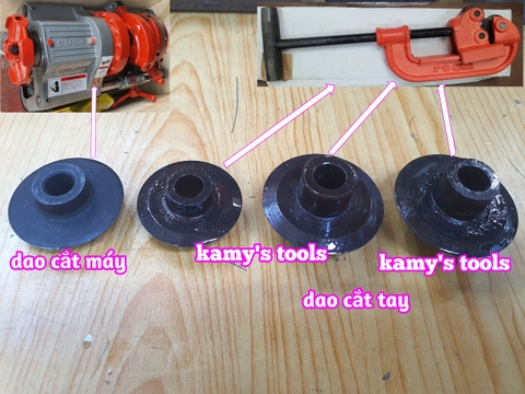 Lưỡi dao cắt của dụng cụ cắt ống bằng tay và của máy tiện ren ống