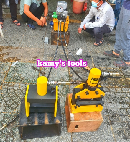 Máy cắt thanh cái đồng thủy lực 20 tấn 150mm TLP HHM-150Q