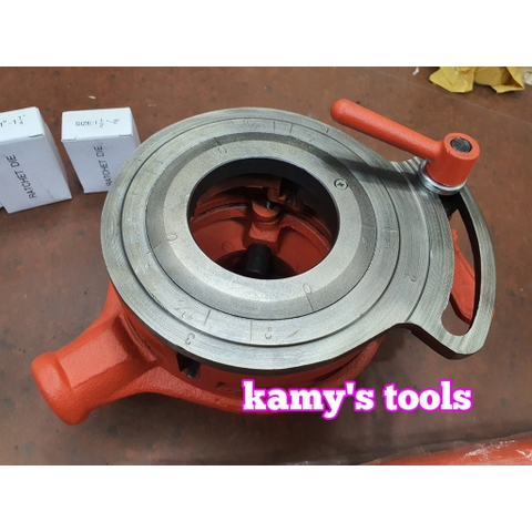 Dụng cụ ren ống bằng tay Long Shun 1/2-2 inch model 60W ren 21mm 27mm 34mm 42mm 49mm 60mm, đầu bò ren ống bằng tay