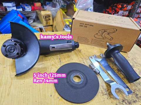 Máy mài góc bằng hơi khí nén 5 inch 125mm Wetools DW125