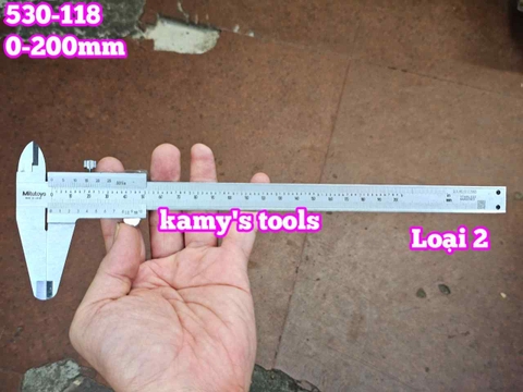 Thước kẹp cơ khí 0-200mm x0.02mm Mitutoyo 530-118