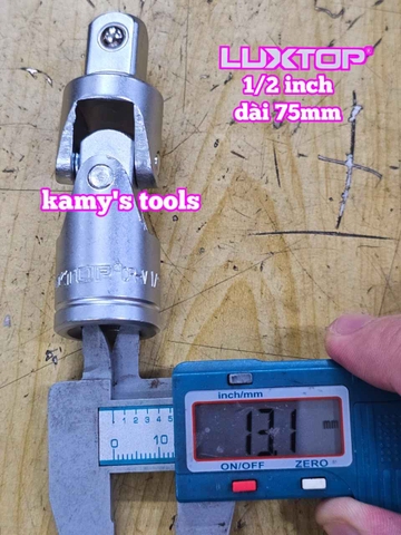 Đầu nối lắc léo 1/2 inch Luxtop dài 75mm LT-1/2WUNJ