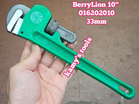 Mỏ lết răng BerryLion 016202010 dài 10 inch 250mm ngàm kẹp 33mm