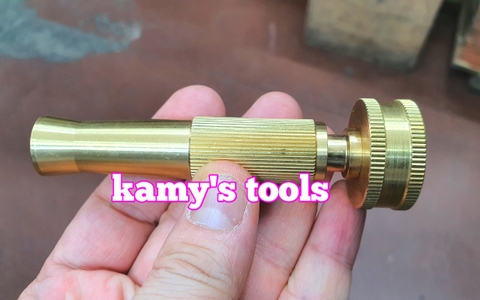 Vòi xịt nước tưới cây, rửa xe bằng đồng chất lượng cao, đầu xịt nước model E0005 Buddy