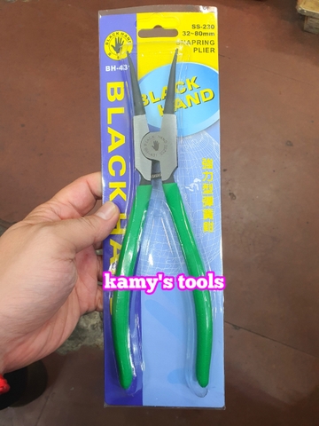 Kìm mở phe 245mm 9.5 inch Black Hand cong thẳng bóp vào bung ra BH-430 BH-431 BH-432 BH-433