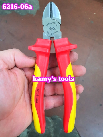 Kìm cắt cách điện 1000V Kingtony 6 inch model 6216-06A