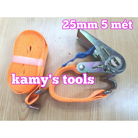 Dây cảo chằng hàng tăng đơ 25mm 5m (5 mét)