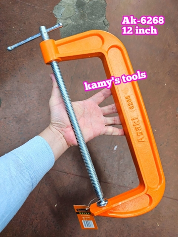 Cảo chữ C Asaki 12 inch 300mm Asaki AK-6268