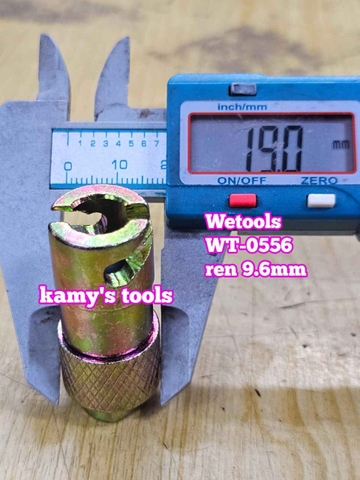 Đầu bơm mỡ ngạnh Wetools WT-0556 ren 9.6mm