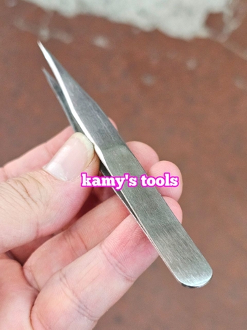 Nhíp gắp linh kiện điện tử, nhặt lông yến thép không rỉ inox