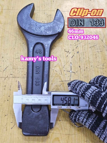 Cờ lê miệng đóng 46mm DIN133 Clip-on CLO-932046