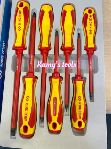 Bộ tua vít cách điện Kingtony 30607MR 7 cây, tô vít