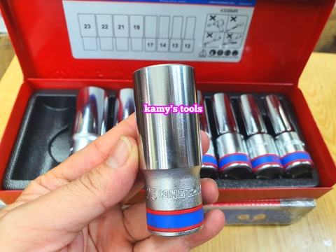 Bộ tuýp bộ khẩu dài 1/2 lục giác hoa thị 8 món Kingtony model 4308MR/4208MR