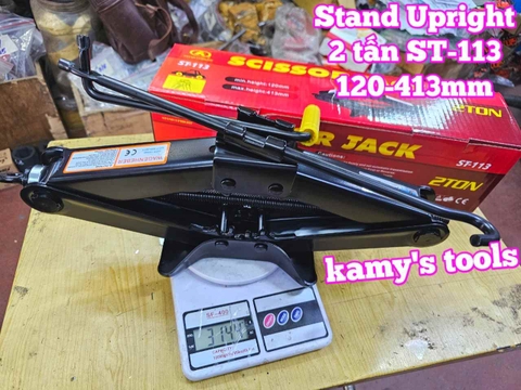 Kích con đội xếp chữ A 2 tấn Stand Upright ST-113 chiều cao 120mm-413mm chính hãng