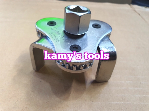 Cảo lọc dầu 3 chấu chân dẹp C-Mart Model S0005, cảo lọc nhớt