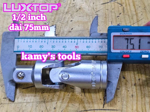 Đầu nối lắc léo 1/2 inch Luxtop dài 75mm LT-1/2WUNJ