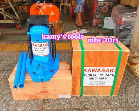 Đội móc 10 tấn đội đầu 20 tấn kích móc MHC-10RS Kawasaki kích chân