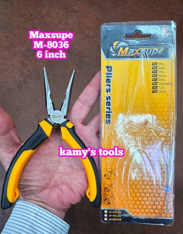 Kìm nhọn Maxsupe 6 inch 8 inch M-8036 M-8038