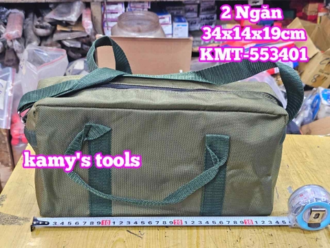 Túi đựng đồ nghề nhỏ 2 ngăn 34x14x19cm Kamytools KMT-553401