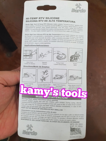 Keo dán ron chịu nhiệt độ cao đỏ Bardo 85g