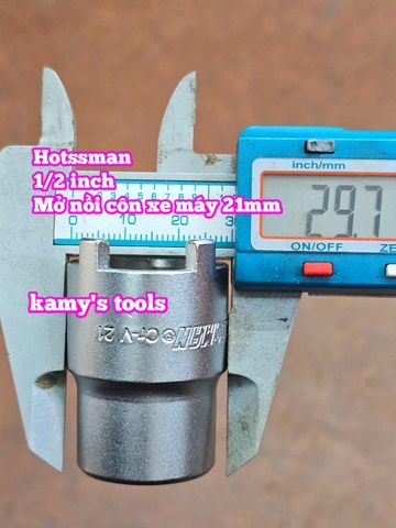 Dụng cụ mở tán nồi côn xe gắn máy 1/2 inch Hotssman 16mm 19mm 21mm đầu tuýp đầu khẩu mở nồi côn