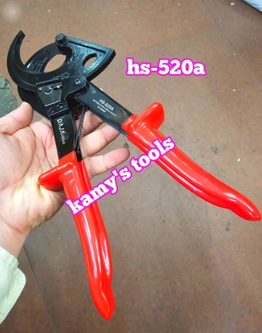 Kìm cắt cáp nhông DAJA HS-520A đồng nhôm 400mm2 hay 52mm trở lại, kìm cắt cáp trợ lực