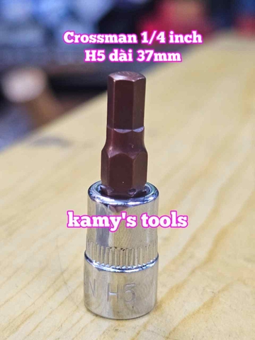 Tuýp lú đầu lục giác 1/4 Inch Crossman 3mm 5mm 6mm 8mm model 99-423 99-425 99-426 99-428