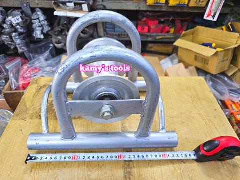 Con lăn kéo cáp điện loại đơn có quai hàng nhập khẩu loại dày cao cấp con lăn nhôm kamytools