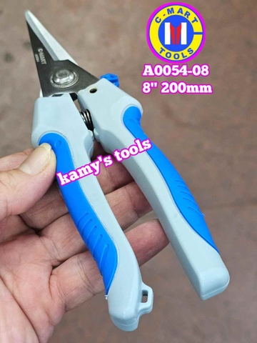 Kéo cắt tỉa cành đa năng mũi nhọn C-mart 8 inch 200mm A0054-08