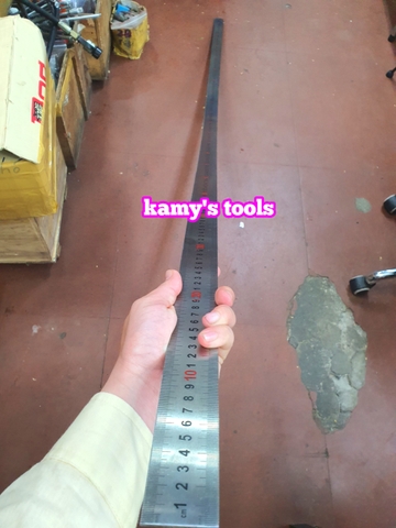 Thước lá inox 2m (2 mét) bản 38mm hệ mét Berrylion 070701200