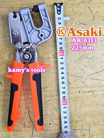 Kìm bấm đột lỗ cố định nối khung xương thạch cao Asaki 10 inch AK-8313