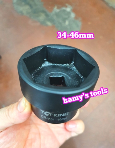 Đầu tuýp khẩu mở nồi xe tay ga xe máy 2 đầu 39mm 41mm và 34mm 46mm 1/2 inch thép đen TGT King