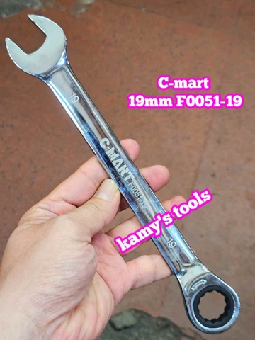 Cờ lê vòng miệng tự động C-mart 14mm 15mm 16mm 17mm 18mm 19mm F0051-14 F0051-15 F0051-16 F0051-17 F0051-18 F0051-19