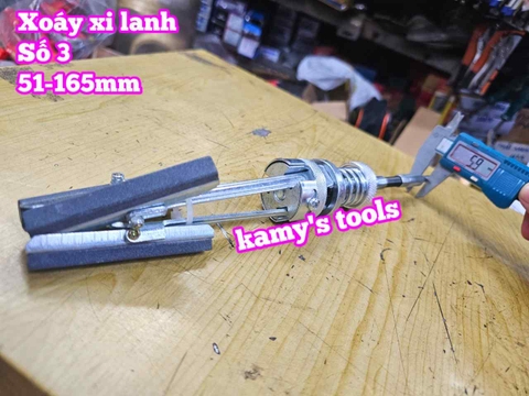 Dụng cụ doa mài xoáy lồng xy lanh động cơ 3 inch 51-165mm dài 300mm L+R+T và Bộ 3 đá mài (bán lẻ từng món)