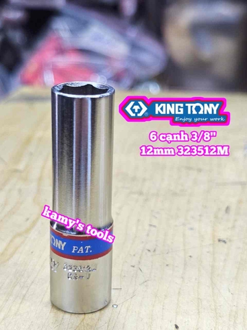 Đầu tuýp 3/8 inch 6 cạnh Kingtony 7mm 8mm 9mm 10mm 11mm 12mm 13mm 14mm 16mm 17mm 19mm 323507M 323508M 323509M 323510M 323511M 323512M 323513M 323514M 323516M 323517M 323519M