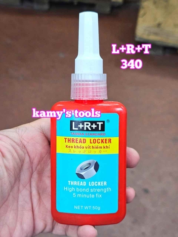 Keo khóa ren khóa vít hiếm khí dán ốc 340 trọng lượng 50g L+R+T
