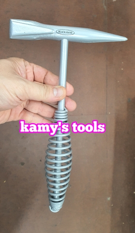 Búa gõ rỉ sét cán sắt có lò xo cao cấp Black Hand Đài Loan