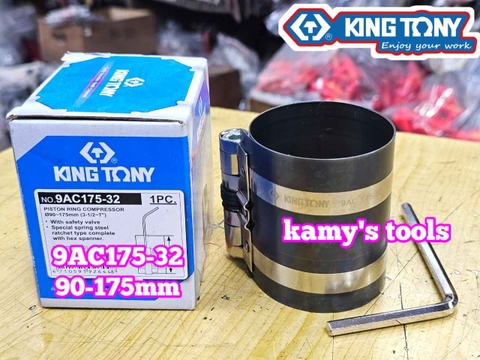 Cảo vô bạc xéc măng ép piston Kingtony 9AC175-32 cao 80mm mở 90-175mm