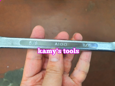 Cờ lê 2 đầu vòng hệ inch AIGO chính hãng Nhật cao cấp, cờ lê 2 đầu tròng