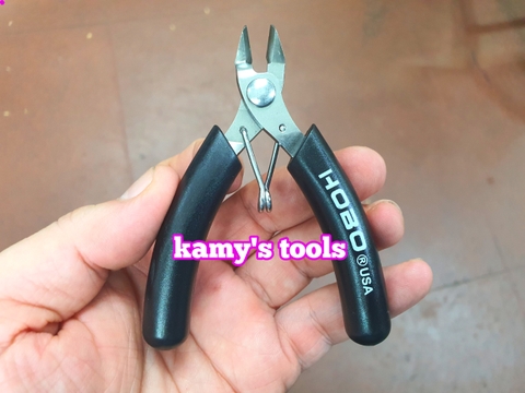 Kìm cắt chân linh kiện HOBO 3.5 inch và 5 inch, lưỡi kìm siêu sắc cắt ngọt, kềm cắt