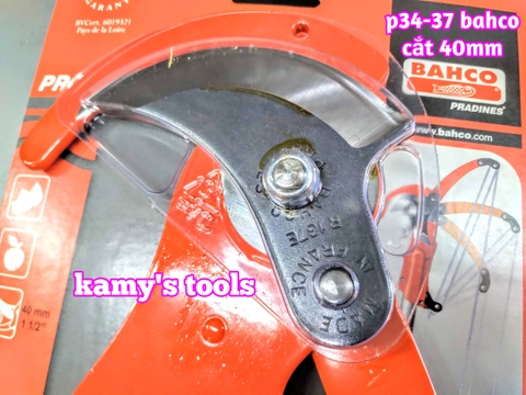 Kéo cắt tỉa cành trên cao 40mm P34-37 Bahco, đầu kéo giật cành (chưa bao gồm cây nhôm rút)