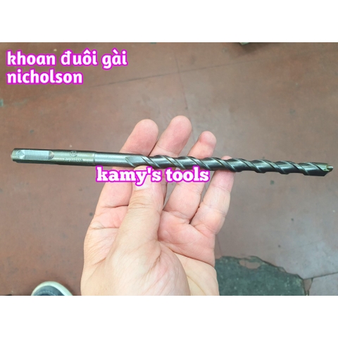 Mũi khoan bê tông đuôi gài Nicholson cao cấp 8mm 10mm 12mm 14mm 16mm