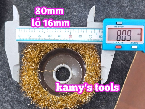 Chén cước bánh cước đánh rỉ sắt dày 3cm đường kính 80mm lỗ 16mm