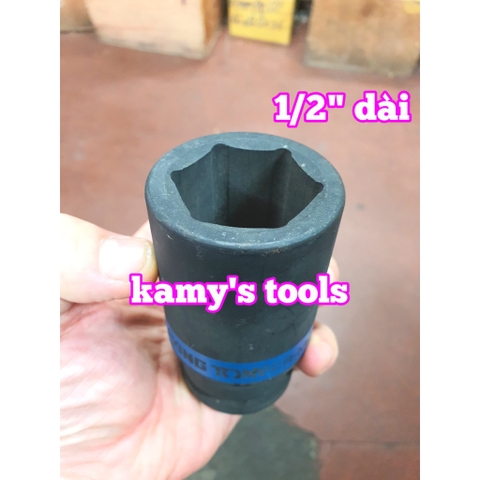 Đầu tuýp 1/2 inch đen dài 80mm Kingtony 8mm-32mm 443508M 443510M 443511M 443512M 443513M 443514M 443516M 443517M 443519M 443521M 443522M 443523M 443524M 443527M 443530M 443532M