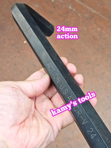 Lục giác 24mm thép đen cao cấp dài 470mm Action