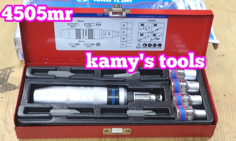 Bộ tua vít đóng tự động cao cấp kingtony model 4505mr 10 chi tiết, bộ tô vít đóng
