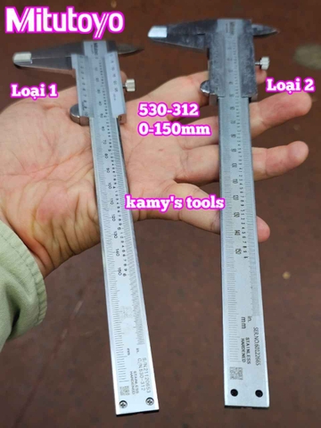 Thước kẹp cơ khí 0-150mm x0.02mm Mitutoyo 530-312
