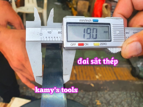 Cuộn đai sắt thép đóng đai kiện hàng 16mm 19mm 32mm một bành 50kg kamytools