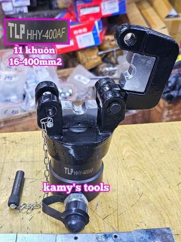Đầu ép cos thủy lực TLP HHY-400AF 14 tấn 11 khuôn từ 16-400mm2 CHƯA BAO GỒM BƠM